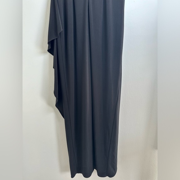 Alex Evening Womens Formal Wrap Style Dress With Crystal Shoulder In Size 4 - Picture 12 of 16